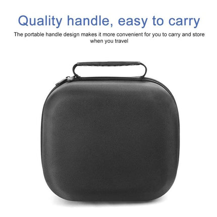 Protective Bag for Headsets in Everyday Travel Scenarios - durable black headset case with quality handle for commuting and travel (compact, protective)