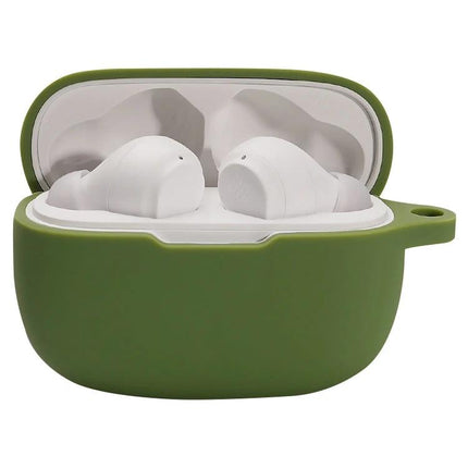 Protect Your JBL Earphones During Daily Commutes With This Silicone Case - olive green protective silicone case for JBL earbuds