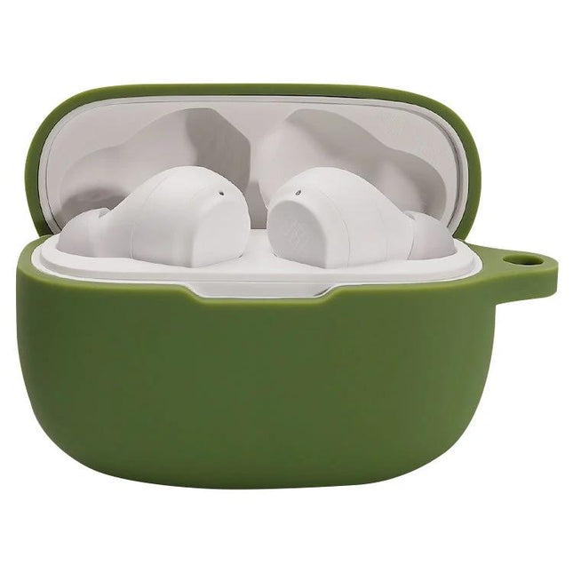 Protect Your JBL Earphones During Daily Commutes With This Silicone Case - olive green protective silicone case for JBL earbuds