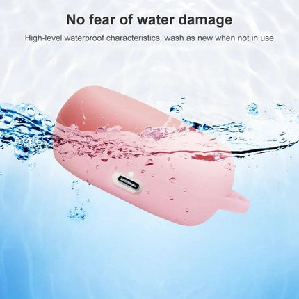 Jabra Protective Case for Earphones in Daily Use - pink waterproof 360-degree protection case shown submerged resisting water damage