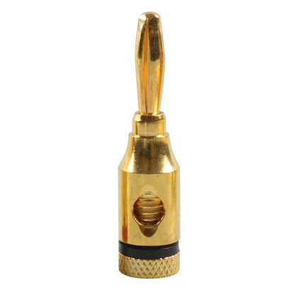 Car Banana Head Audio Plug 4mm For Car Audio Systems gold-plated zinc alloy banana connector, solder-free speaker terminal