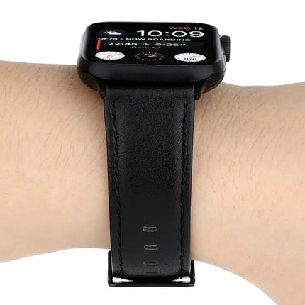 Crazy Horse Oil Wax Leather Strap Apple Watch Series 5