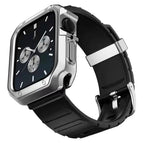 For Apple Watch Series 9 / 8 / 7 41mm / Black White