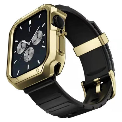 Silicone Watch Band And Case Set Apple Watch 41mm 45mm