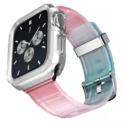 Silicone Watch Band And Case Set Apple Watch 41mm 45mm