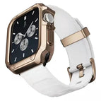 For Apple Watch Series 9 / 8 / 7 41mm / White Brown