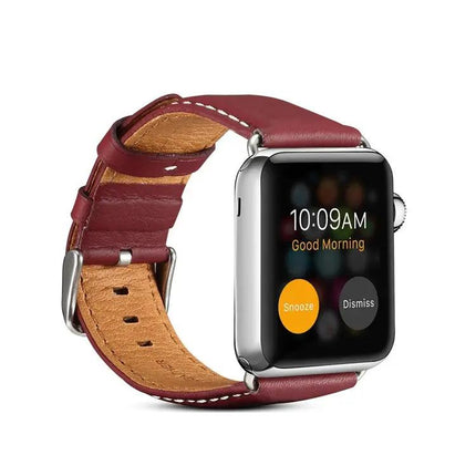 Genuine Leather Watch Band Compatible Apple Watch Series 5