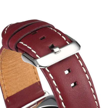 Genuine Leather Watch Band Compatible Apple Watch Series 5