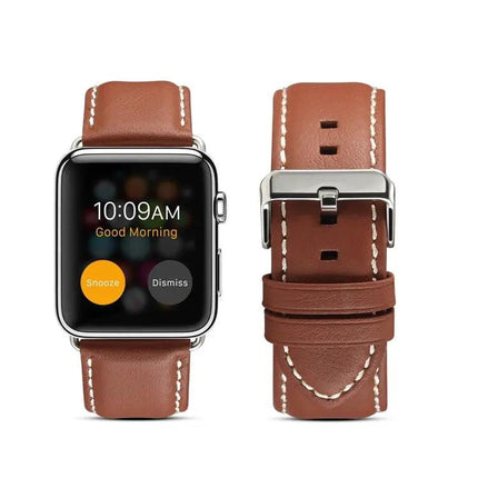 Genuine Leather Watch Band Compatible Apple Watch Series 5