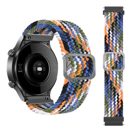 Nylon Braided Watch Band For Samsung Galaxy Watch4 40mm 44mm
