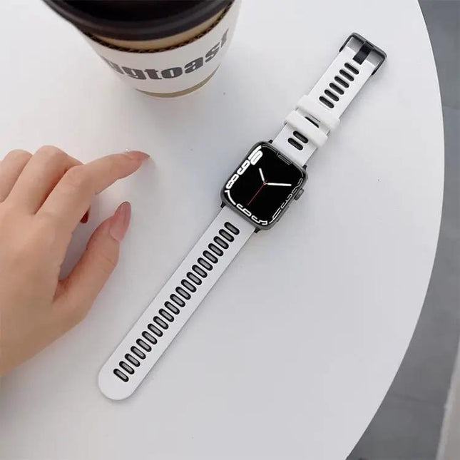 Silicone Replacement Watch Band for Apple Watch 38-45mm | Syndmart
