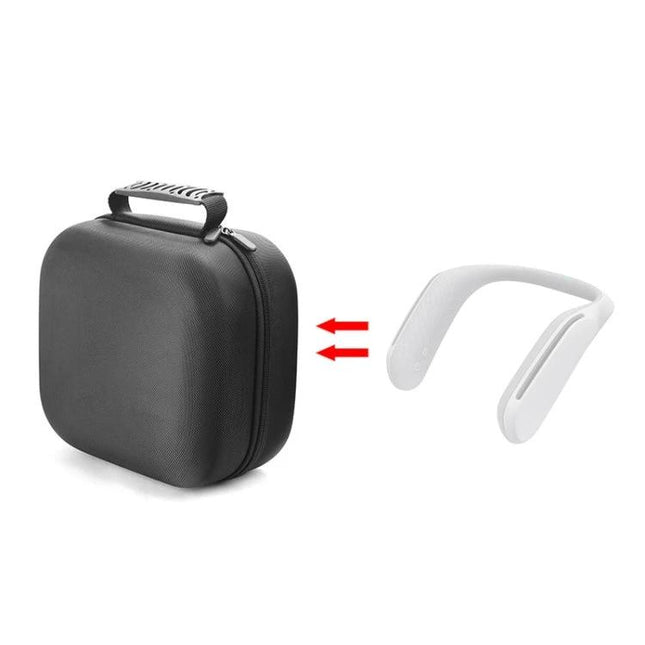 Sony Compact Protective Carry Case For Neck Mounted Speakers black EVA travel case with handle and removable sponge insert