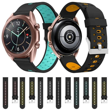 Three-Row Silicone Band Samsung Galaxy Watch 3 45mm