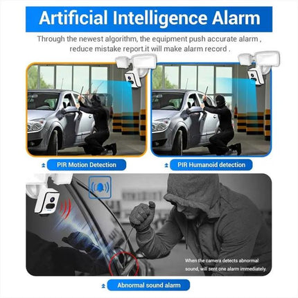 ESCAM QF612 Outdoor WiFi Security Camera with Floodlight