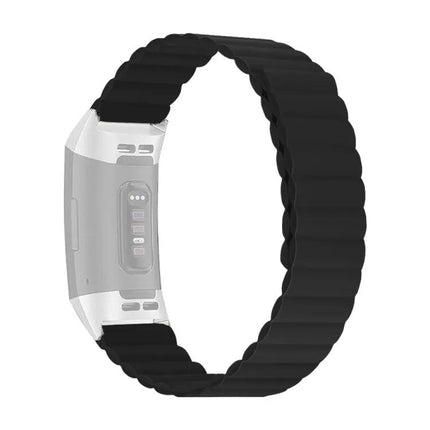 Silicone Magnetic Watch Band For Fitbit Charge 2/3/4/5