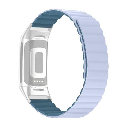 Silicone Magnetic Watch Band For Fitbit Charge 2/3/4/5