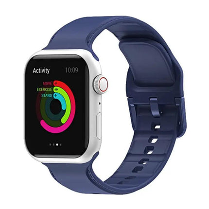 Adjustable Silicone Replacement Band For Apple Watch 38-45mm