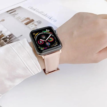 Genuine Leather Apple Watch Band Compatible 38-45mm