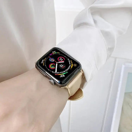 Genuine Leather Apple Watch Band Compatible 38-45mm