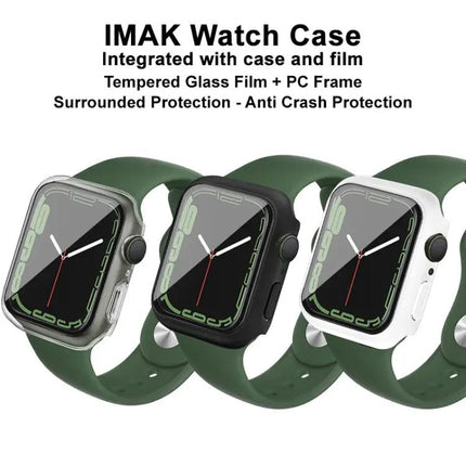 Imak Apple Watch Case With Tempered Glass Film 41/45mm