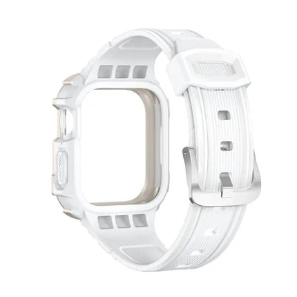 Two-Color Armor Integrated Apple Watch Band TPU PC 41/44mm