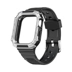 7 41mm / 6&SE&5&4 40mm / Black + Silver Frame