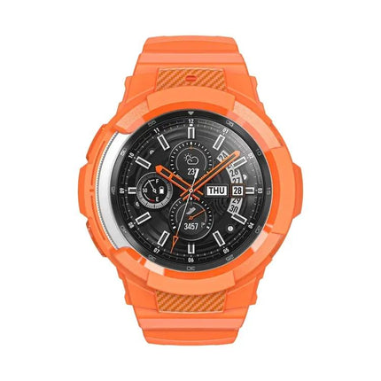 Carbon Fiber Silicone Watch Band For Samsung Galaxy Watch4