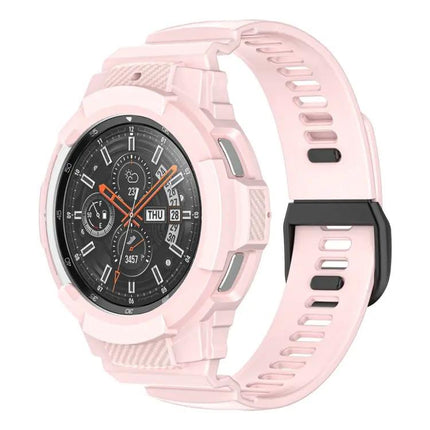 Carbon Fiber Silicone Watch Band For Samsung Galaxy Watch4