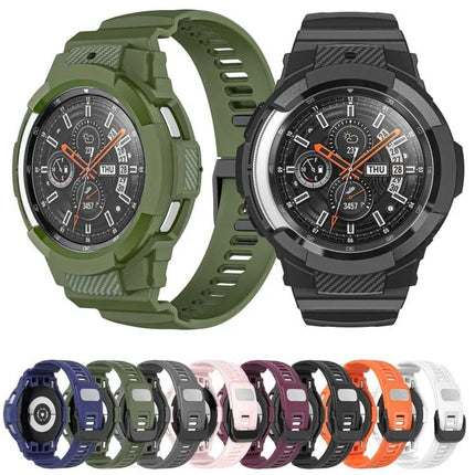 Carbon Fiber Silicone Watch Band For Samsung Galaxy Watch4