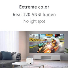 Q96 E300 Smart Portable 4K HD Projector with Infrared Remote Control, US Plug