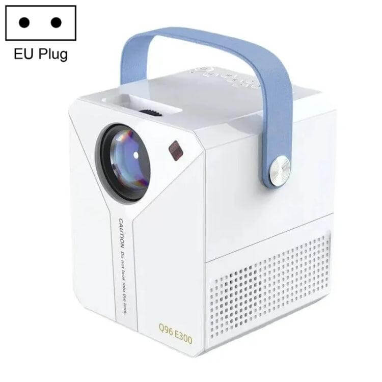 Q96 E300 Smart 4K Portable HD Projector with EU Plug