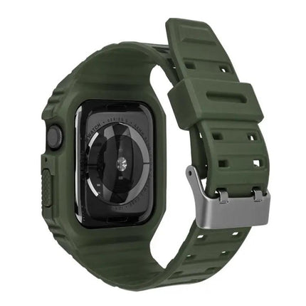 Two-Tone Silicone Apple Watch Band 38/40/41/42/44/45mm
