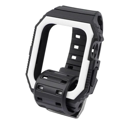 Two-Tone Silicone Apple Watch Band 38/40/41/42/44/45mm