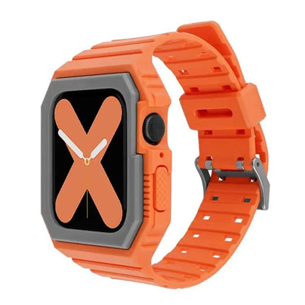 Two-Tone Silicone Apple Watch Band 38/40/41/42/44/45mm