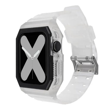Two-Tone Silicone Apple Watch Band 38/40/41/42/44/45mm