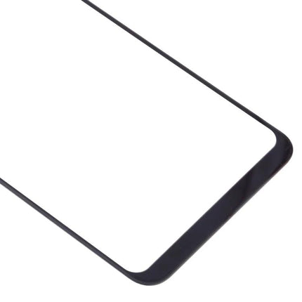 Replacement Glass for Samsung Phones in Daily Use - front outer glass for Galaxy A40 with OCA adhesive, black frame