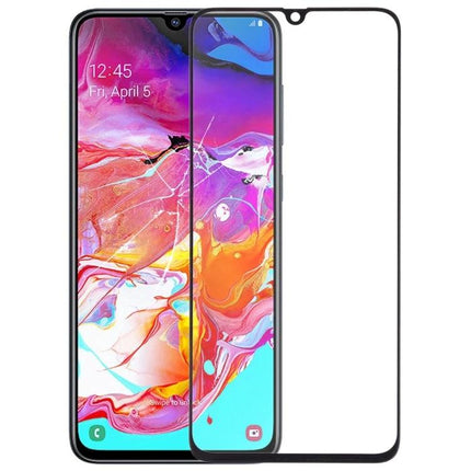 Replacement Glass for Samsung Phones in Daily Use - Samsung Galaxy A40 front outer glass with OCA adhesive, restores usability after drops (black frame)