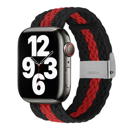 Vertical Texture Braided Watch Band For Apple Watch 38-45mm