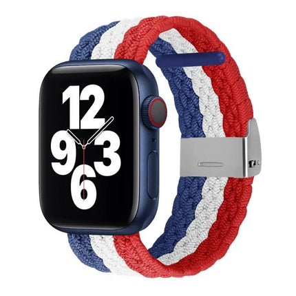 Vertical Texture Braided Watch Band For Apple Watch 38-45mm