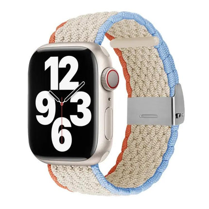 Vertical Texture Braided Watch Band For Apple Watch 38-45mm