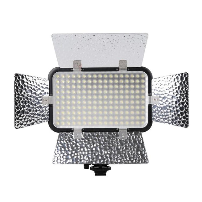 Godox LED Video Light for Photography and Videography bright 170-LED panel with barn doors for studio and on-location use