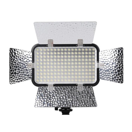 Godox LED Video Light for Photography and Videography — 170-LED panel with barn doors for even studio and on-location lighting