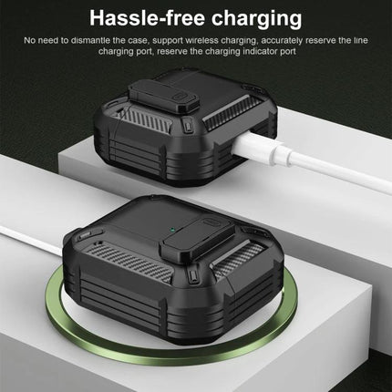 Protective Case for AirPods 3 Safeguards Earphones in Daily Use - rugged wireless charging case prevents scratches, drops and loss