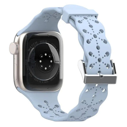 Lace Silicone Apple Watch Band 38/40/41/42/44/45mm