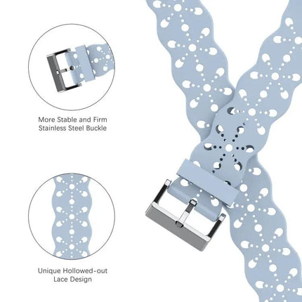 Lace Silicone Apple Watch Band 38/40/41/42/44/45mm