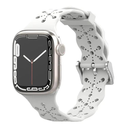 Lace Silicone Apple Watch Band 38/40/41/42/44/45mm