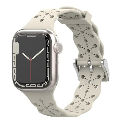 Lace Silicone Apple Watch Band 38/40/41/42/44/45mm