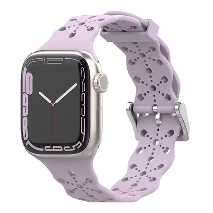 Lace Silicone Apple Watch Band 38/40/41/42/44/45mm