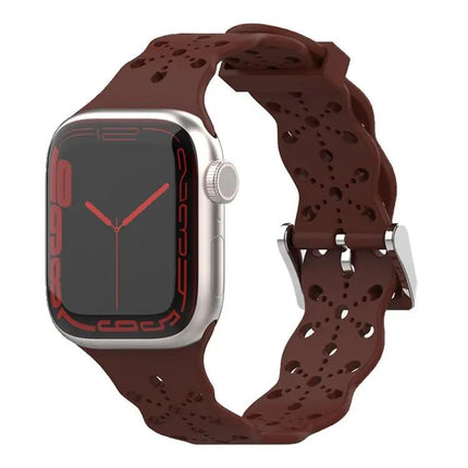 Lace Silicone Apple Watch Band 38/40/41/42/44/45mm