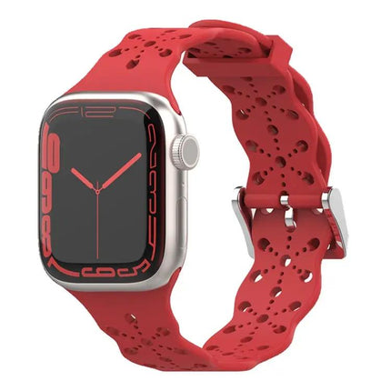 Lace Silicone Apple Watch Band 38/40/41/42/44/45mm